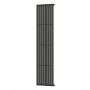 Вертикальный радиатор Ellipse 480х1800-8, anticor, черный муар