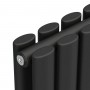 Вертикальный радиатор Ellipse Double 480х1800-8, anticor, черный муар Вертикальный радиатор Ellipse Double 480х1800-8, anticor, черный муар