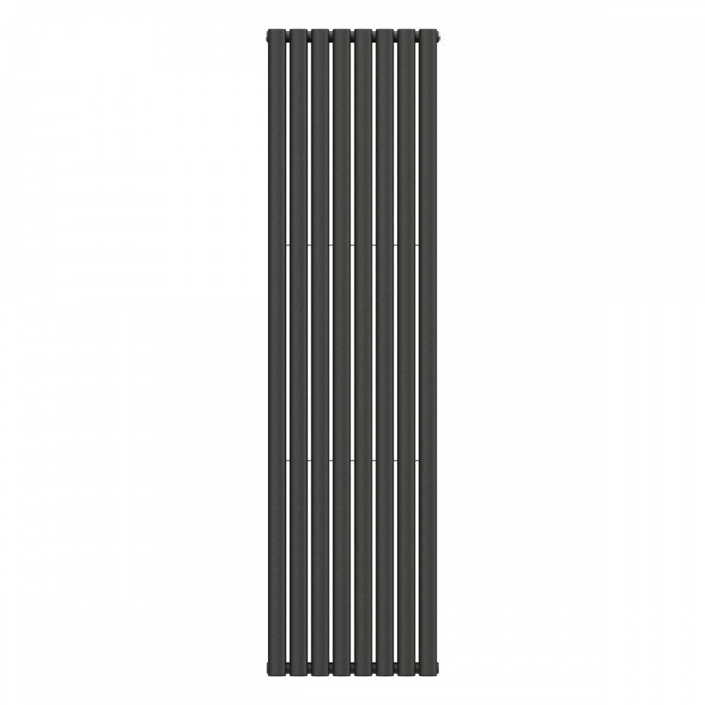 Вертикальный радиатор Ellipse Double 480х1800-8, anticor, черный муар