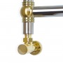 Кран угловой для полотенцесушителей Raftec 1/2"х1/2" удлиненный, золото, 2шт. Кран угловой для полотенцесушителей Raftec 1/2"х1/2" удлиненный, золото, 2шт.