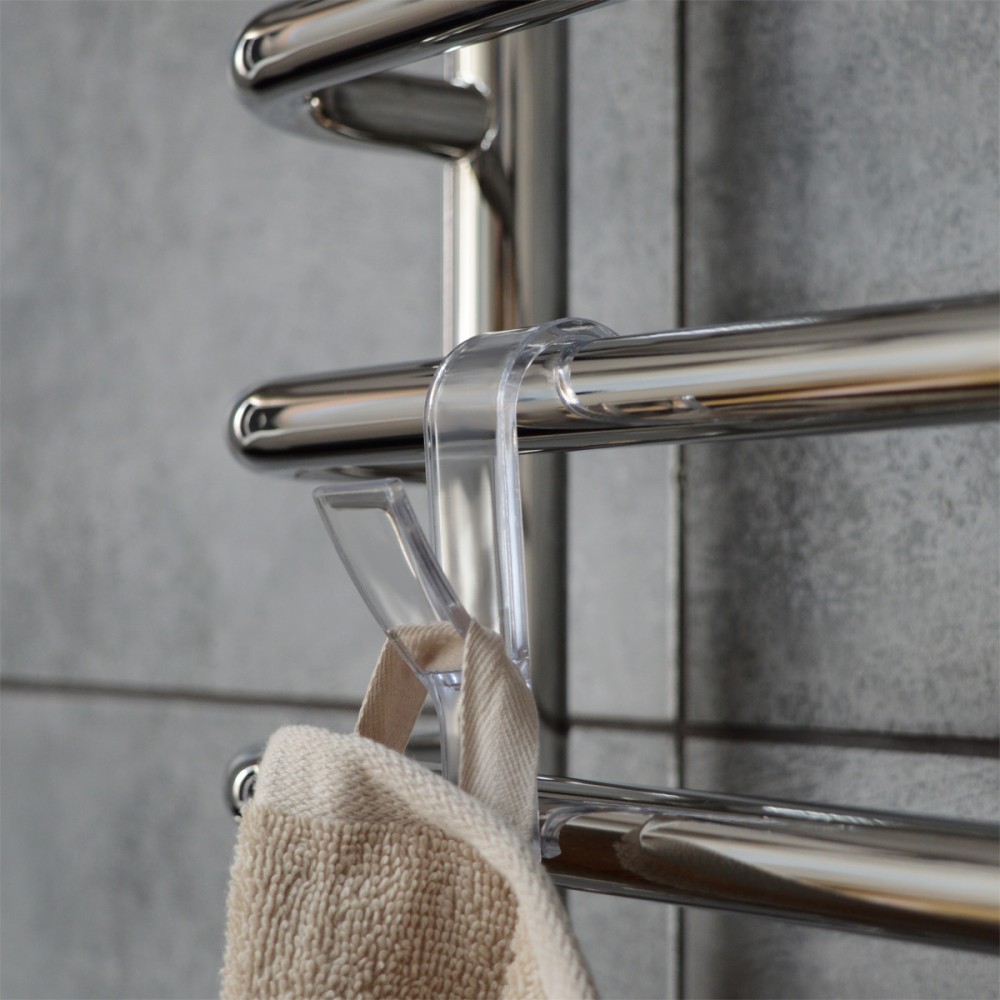 Крючок для полотенцесушителя прозрачный