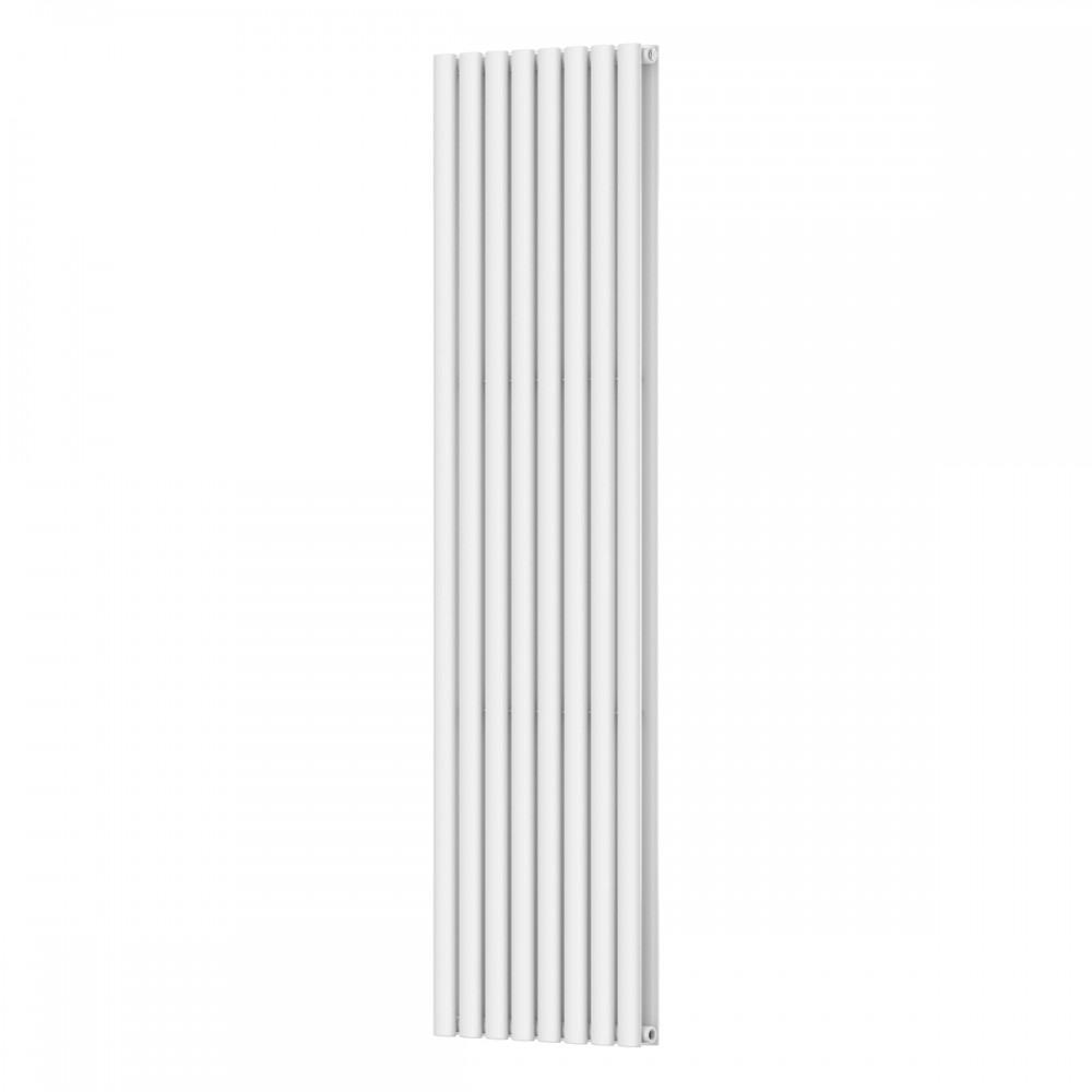 Вертикальный радиатор Ellipse Double 480х1800-8, anticor, белый