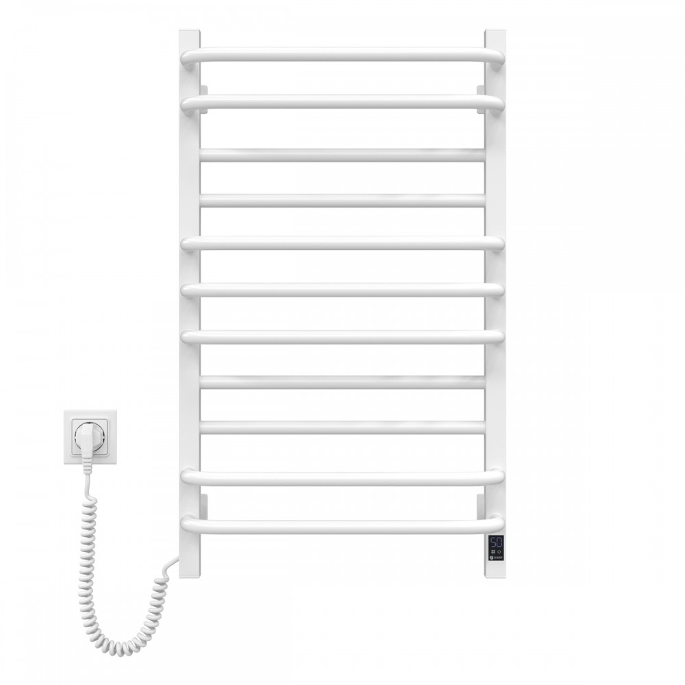 Полотенцесушитель  Грандис 480х800 Sensor левый с таймером, белый