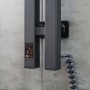 Полотенцесушитель Navin Силуэт Квадро 90х1200 Sensor правый, чёрный муар Полотенцесушитель Navin Силуэт Квадро 90х1200 Sensor правый, чёрный муар