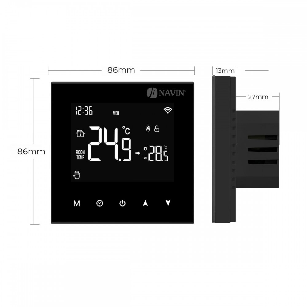 Терморегулятор для газового котла NAVIN WT100 B-3А с Wi-Fi