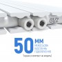 Вертикальный радиатор Largo double 456*1800-6 (50мм), anticor, белый Вертикальный радиатор Largo double 456*1800-6 (50мм), anticor, белый