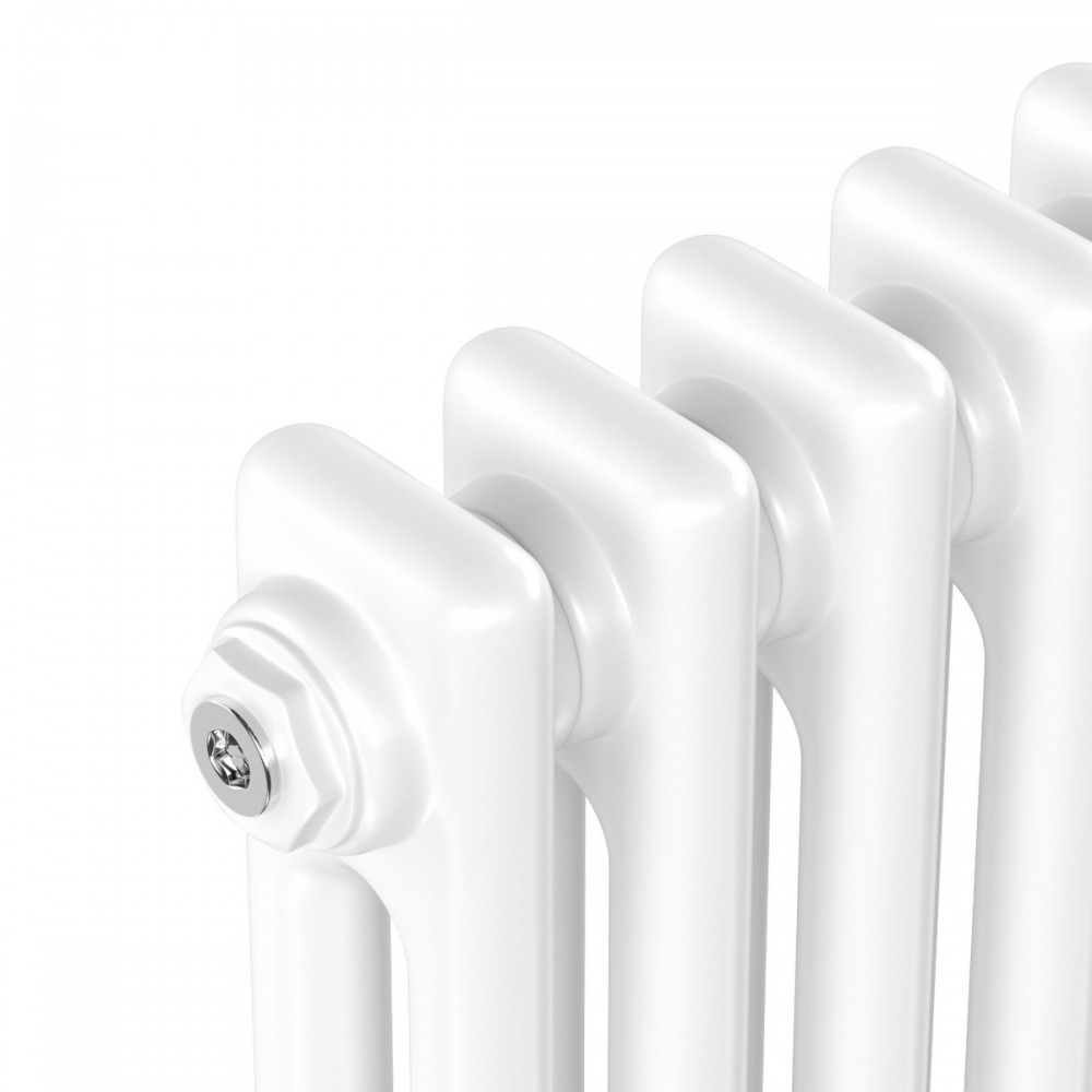 Вертикальний радіатор Calidum 2-8 380х1800, anticor, білий