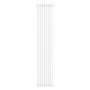 Вертикальний радіатор Calidum 2-8 380х1800, anticor, білий