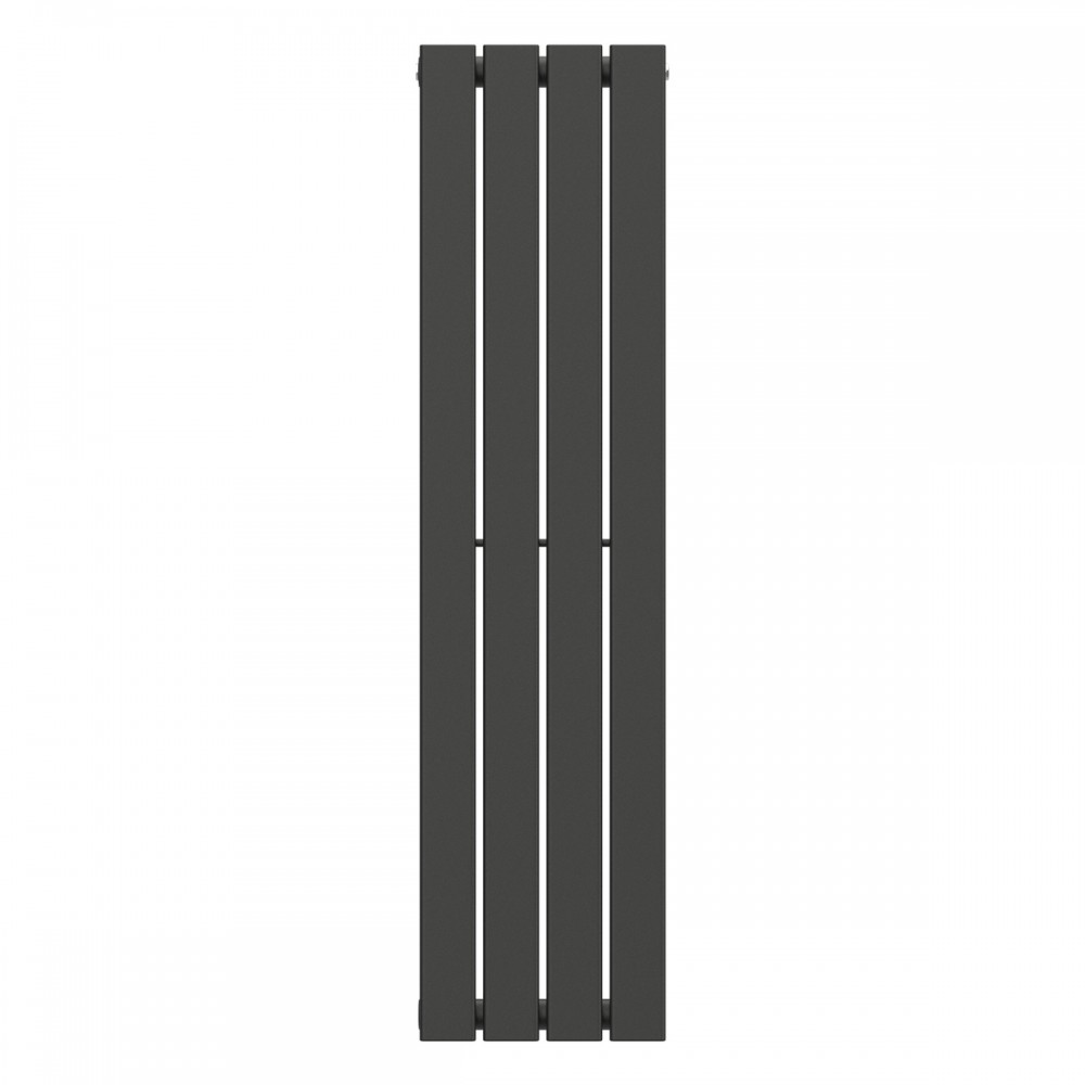 Вертикальный радиатор Largo 300х1200-4, anticor, черный муар