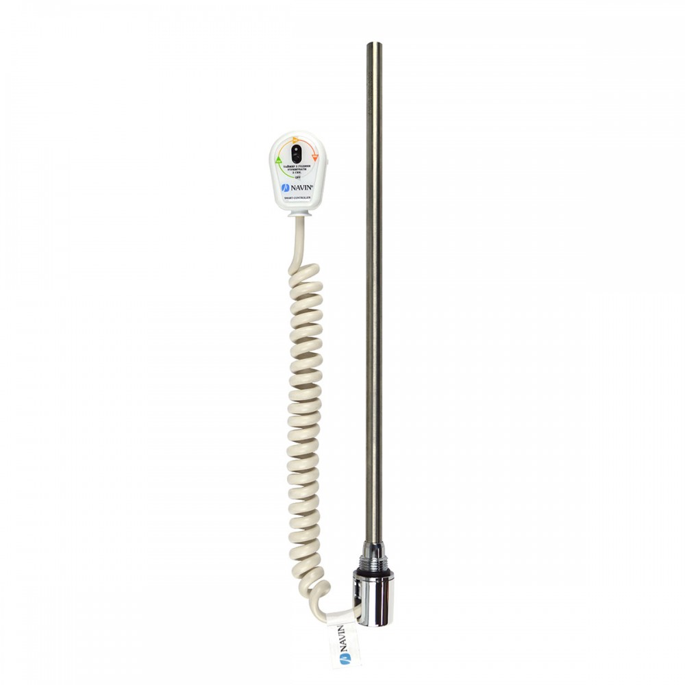 ТЕН Basic 300W хром з таймером для рушникосушарок 