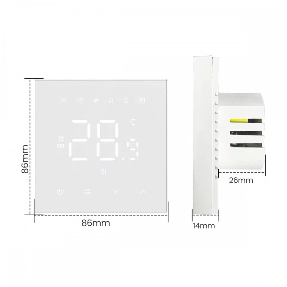 Терморегулятор для газового котла NAVIN WT410 W-3А с Wi-Fi