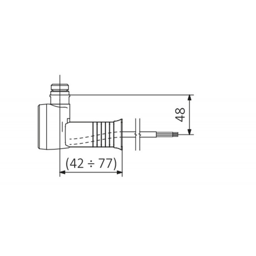ТЕН для рушникосушарки TERMA MOA 600W з прихованим монтажем, білий