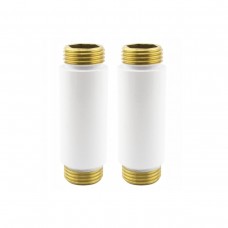 Удлинитель ЗЗ (1/2" x 1/2") 50 mm, белый (2 шт)