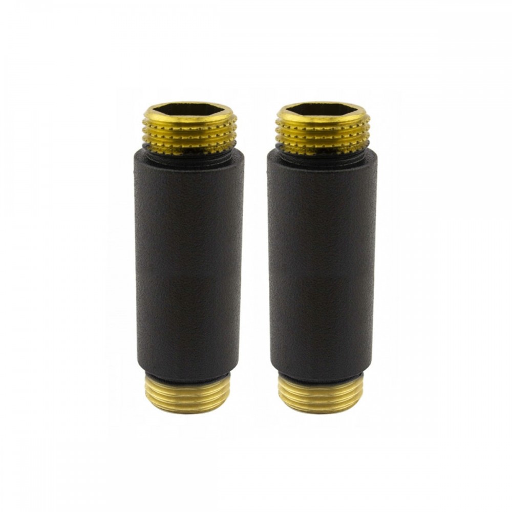 Удлинитель ЗЗ (1/2" x 1/2") 50 mm, черный структурный (2 шт)