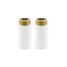 Удлинитель ВЗ (M22" x 1/2") 40 mm, белый (2 шт)