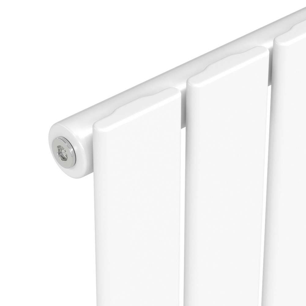 Вертикальный радиатор Largo 300х1200-4, anticor, белый