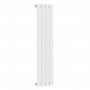 Вертикальный радиатор Largo 300х1200-4, anticor, белый