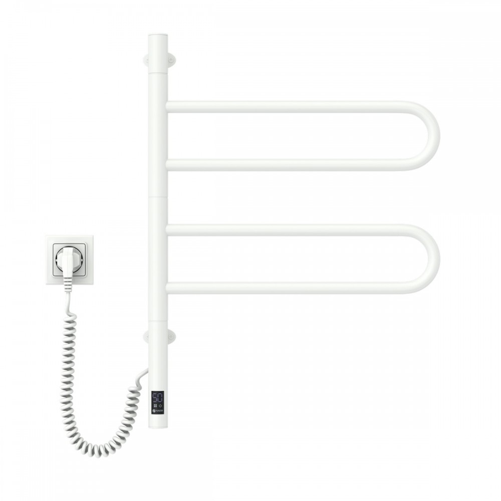 Полотенцесушитель Fouette 480х600 Sensor с таймером, белый