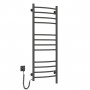 Полотенцесушитель Камелия 480х1200 Sensor левый с таймером, чёрный муар