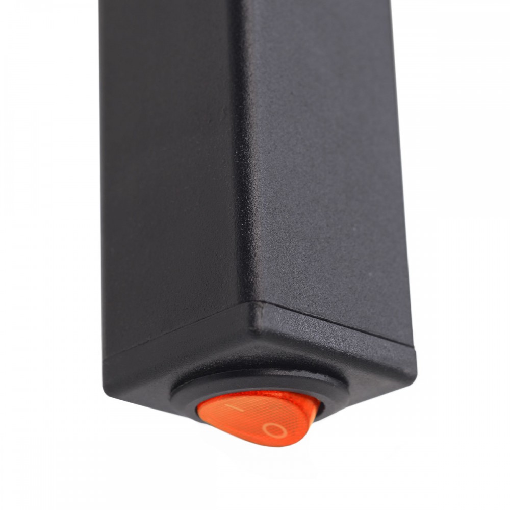 Полотенцесушитель Авангард 480х800, левый, чёрный муар