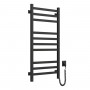 Полотенцесушитель Авангард 480х1000 Sensor правый с таймером, чёрный муар