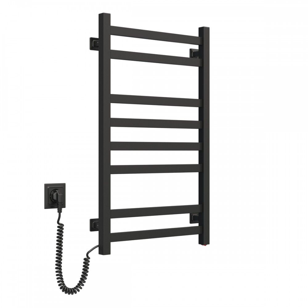 Полотенцесушитель Авангард 480х800, левый, чёрный муар