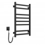 Полотенцесушитель Авангард 480х800, левый, чёрный муар
