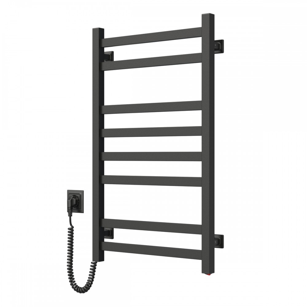 Полотенцесушитель Авангард 480х800, левый, чёрный муар