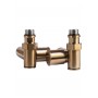 Кран угловой под ТЭН 1/2"х1/2", бронза, 2шт.