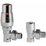Комплект вентилів термостатичний Vario Term ROYAL, кутовий, хром