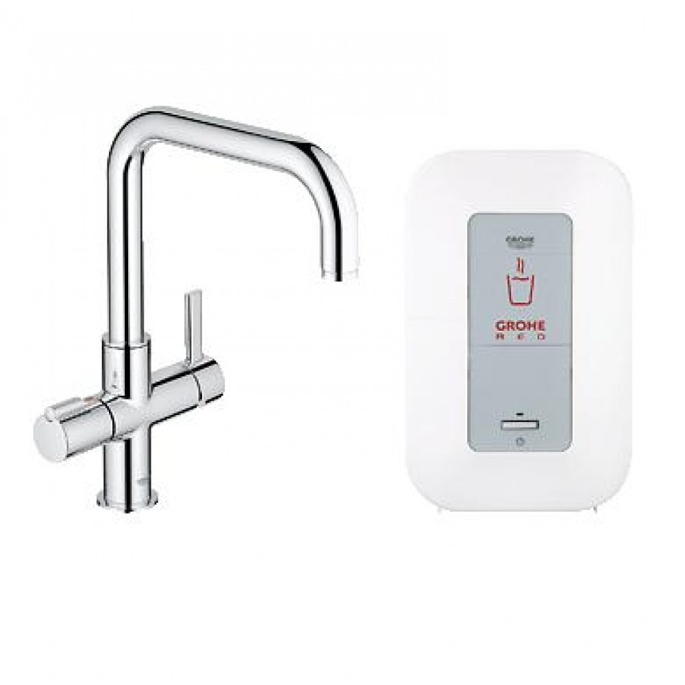 САНТЕХНИКА - Смеситель и бойлер GROHE Red Duo 30145000