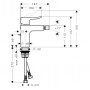 Змішувач для біде GROHE BauLoop 23338000