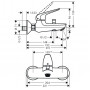 Змішувач для ванни HANSGROHE Novus 71040000