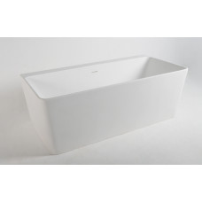 Ванна пристінна окремостояща кам'яна VOLLE Solid surface 165*80 см