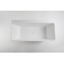 Ванна пристінна окремостояща кам'яна VOLLE Solid surface 165*80 см